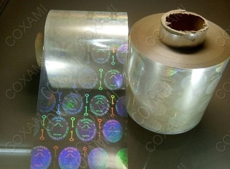 tem chống hàng giả hologram trong suốt