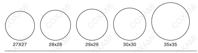 Round stamp mold 1