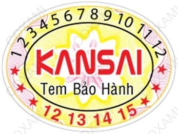 tem bảo hành kansai