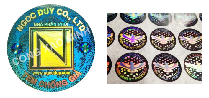 Công Xảo Minh chuyên cung cấp tem chống giả 7 màu chất lượng hàng đầu thị trường.