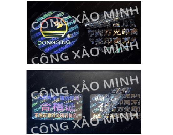 anti counterfeiting stamps