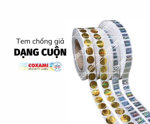 tem chống giả dạng cuộn Công Xảo Minh